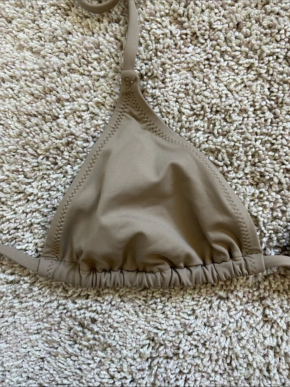 NWT Skims Triangle Bikini Top in Desert sz S Skimpy Strappy Snatched